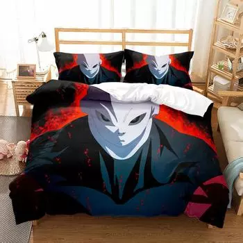Devil Jiren Switch Boys Duvet Cover Set King Queen Double Full Twin Single Size Bed Linen Set EU single(135x200cm)