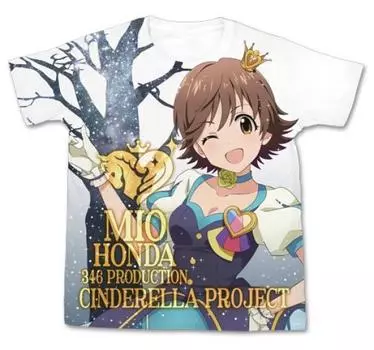 ДЕВОЧКИ-ЗОЛУШКИ МОИ ПЕРВЫЕ Mio Honda Full Graphic White Размер M IDOLM@STER STAR!! Футболка