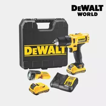 DeWalt 10.8 12 В аккумуляторная дрель бытовая компактная дрель-шуруповерт DCD710D2T