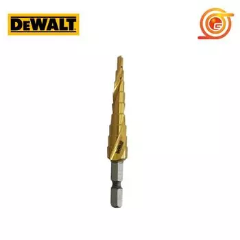 DeWalt DWA612053 Ступенчатая дрель 4 Ударная ступенчатая дрель с титановым покрытием диаметром 12 мм