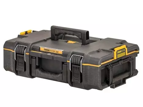 DEWALT Tough System System Storage Хранение мелкого инструмента Инструмент Штабелируемый 2.0 Ящик, Размер, Ящик, Кейс, Ящик, DS165, Хранение, DWST83293-1