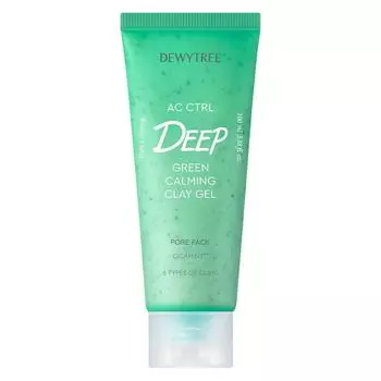 Deweytree AC Control Deep Green Calming Clay Gel Pore Pack 100ml, 1 pack, 1 piece