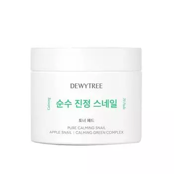 Deweytree Pure Calming Snail Toner Pad 70p, 70 pieces, 1 piece