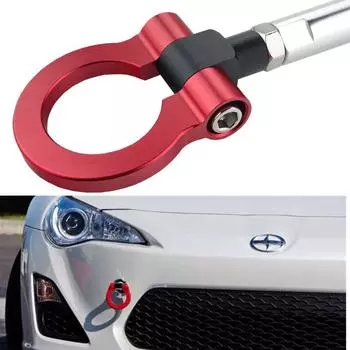 Dewhel JDM Гоночный Алюминиевый Буксировочный Крюк Передний FR-S Subaru BRZ Impreza WRX STI Toyota 86 Красный Буксировочный Крюк