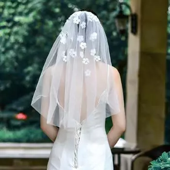 Девичник, фата, украшения, подарок для невесты, свадебный душ, свадебный девичник, фата, подарок для невесты белый