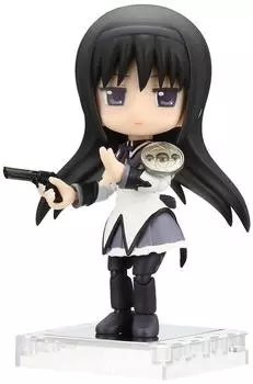 Девочка-волшебница Мадока Магика Фильм Хомура Акеми ПВХ окрашенная подвижная фигурка Q-posh ver.1.5 Немасштабируемая