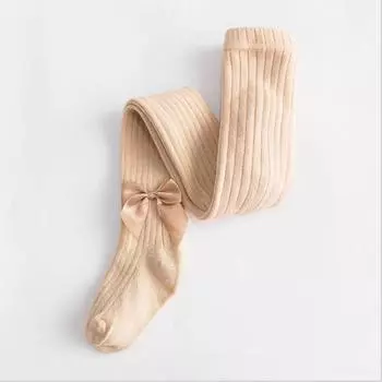 Девочка Зимние Колготки с Бантиком Хлопковые Детские Колготки весна осень кролик детские носки детские колготки детские брюки Гетры 0 to 1 year