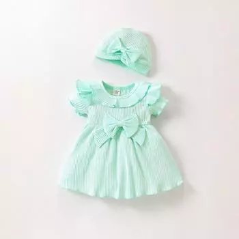 Девочки Изящное Платье Принцессы Стиль 1M светло-зеленый