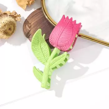 Девочки Корейские Заколки для Волос Женские Зажимы-Краб для Волос Модные Инструменты для Укладки Заколка для Волос Шпильки Аксессуары для Волос в Форме Цветка Головной убор