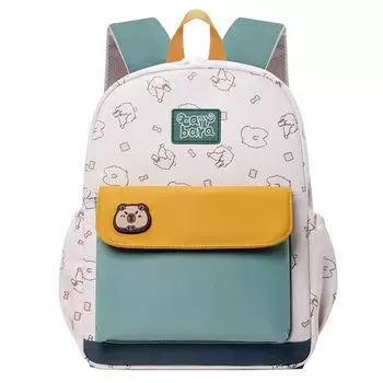 Девочки печатный рюкзак большой емкости студенческий мультфильм школьный портфель розовый