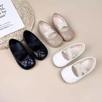 Девочки в маленьких кожаных туфлях за один шаг, новые осенние детские танцевальные туфли на мягкой подошве, туфли принцессы-боб для больших мальчиков 21 коричневый