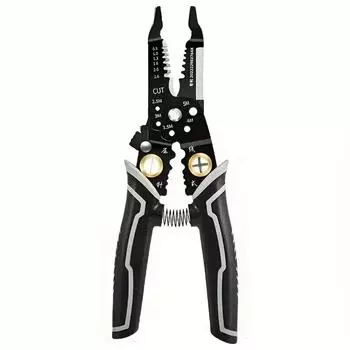 Девять в одном многофункциональный инструмент для зачистки оборванных проводов, специальные электрические разрезные кусачки для намотки, клещи для зачистки проводов и обжима кожи