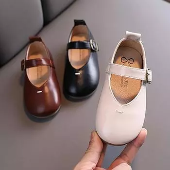 Девушка может носить однотонные нескользящие повседневные туфли на мягкой подошве, туфли принцессы 26