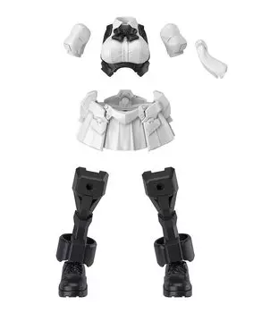 Девушка-стрелок Леди 30 МИНУТ СЕСТРЫ совместимый дополнительный набор деталей пластиковая модель с цветовой кодировкой белый