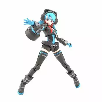 Девушка-стрелок Леди-командир Элис масштаб 1/1 цветная пластиковая модель синего цвета