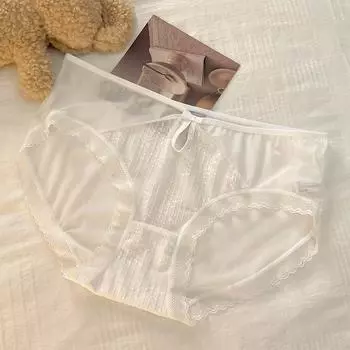 Девушка Весна Лето Новый Китайский Стиль Кружево Сетка Газ Чистое Желание Сексуальное Обтягивающее Бесшовное Дышащее Белье One size