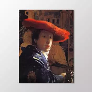 Девушка в красной шляпе