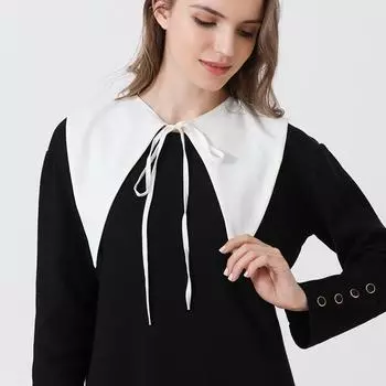 Девушки банты поддельный воротник для женщин съемные воротники лацкан блузка топ Fuax Cols поддельный воротник одежда рубашка шейный платок аксессуар