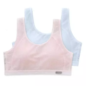 Девушки хлопок спортивный половина комплект беспроводной растущий начальная школа средняя школа старшеклассники [Guo.KK7] бюстгальтер, материал, бюстгальтер, топ, простой, 2,