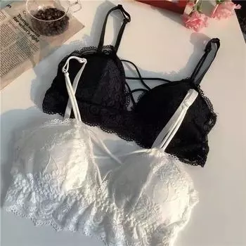 Девушки сексуальные кружевные бюстгальтеры черно-белое нижнее белье спинки женские бюстгальтеры пуш-ап нижнее белье для женщин бюстгальтеры слинг бюстгальтеры внутренние топы женское нижнее белье сплошной бюстгальтер M