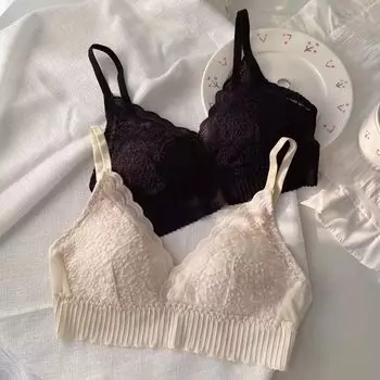 Девушки Твердые Простые Бюстгальтеры Треугольные Дышащие Мягкие Нижнее Белье Для Женщин Сексуальные Бюстгальтеры Backelss 32/70AB