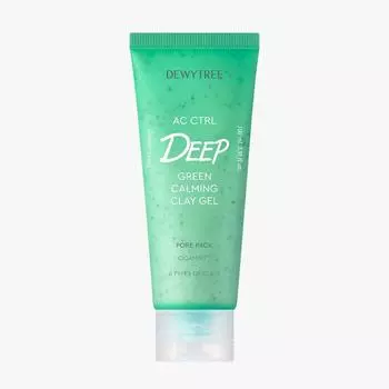 DEWYTREE AC Control Deep Green Успокаивающий гель-пакет для пор с глиной 100 мл