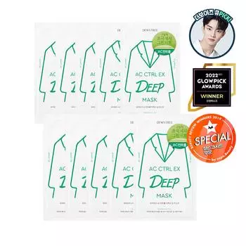 Dewytree AC Control EX Deep Mask Sheet 10 Sheets
