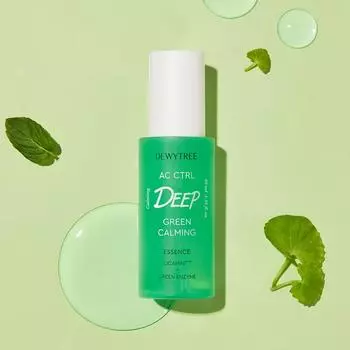 DEWYTREE AC CTRL DEEP GREEN CALMING ESSENCE 40 мл, Увлажнение, Kbeauty, Корейская косметика, пробник