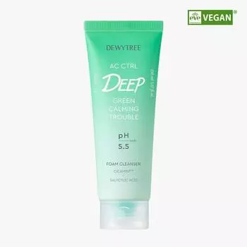 Dewytree AC CTRL Успокаивающая очищающая пенка Deep Green Deep Green, 150 мл