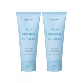 Dewytree Aqua Collagen Peptide EX Мульти крем 80мл*2шт/4шт 2Pcs
