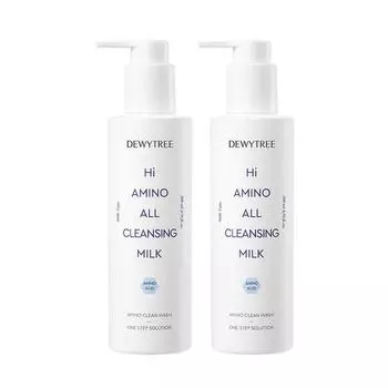 Dewytree High Amino All Cleansing Milk, 2 шт., 200мл Известная корейская косметика
