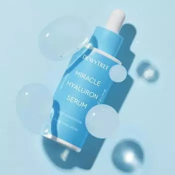 DEWYTREE Miracle Hyaluron Serum 40 мл, Увлажнение, Kbeauty, Корейская косметика, пробник