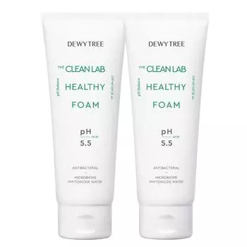 DEWYTREE Пена для умывания Clean Lab Healthy Foam, 2 упаковки, 150 мл