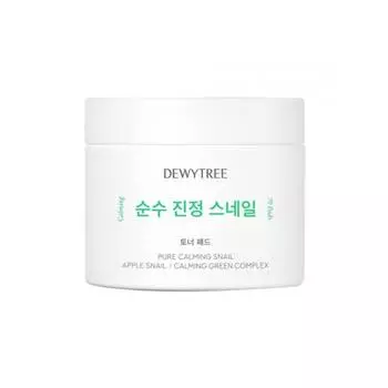 DEWYTREE Pure Calming Snail Toner Pad 70 шт.