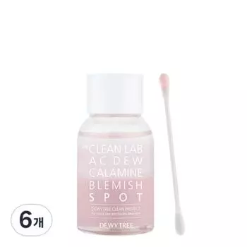 DEWYTREE The Clean Lab AC Dew Calamine Blemish Spot Essence Powder, 20 мл, 6 шт.