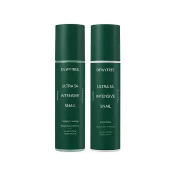 Dewytree Ultra S4 Интенсивная водная эмульсия с эссенцией улитки, набор из 2 предметов