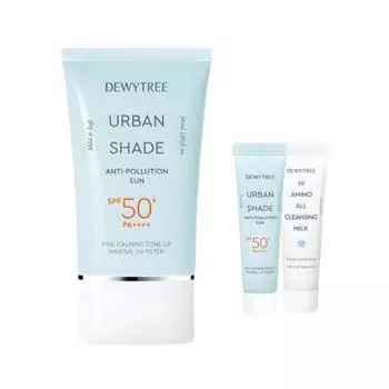 Dewytree Urban Shade Anti-Pollution Солнцезащитный крем SPF 50+ PA++++ Набор