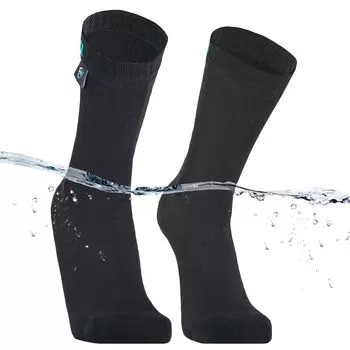 DexShell Crew Socks DS683 BLK Ultra Thin Crew Black S(22-24cm)