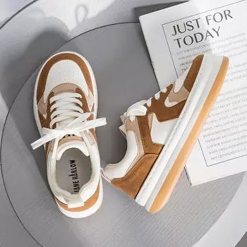 Dexun Ретро Женская обувь Большие туфли на платформе Уродливые милые повседневные универсальные белые туфли Бордовые туфли Tide 35 хаки