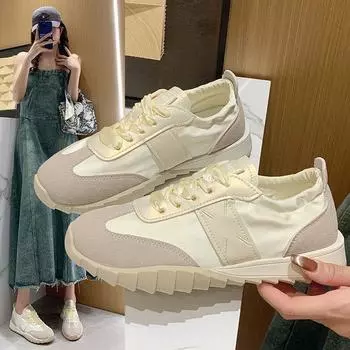 Dexun shoes ballet soft sole splicing satin surface versatile sports Forrest Gump casual shoes women s summer single shoes 35 розовый