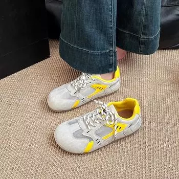 Dexun shoes women s 2025 new inner height increase puff big head casual versatile sports women s shoes Forrest Gump shoes board shoes 35 розовый