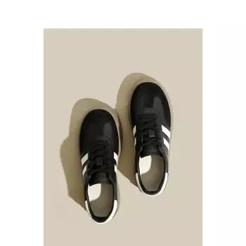 Dexun shoes women s autumn 2024 new thick-soled retro color matching casual sports versatile soft baseplate shoes ins tide 35