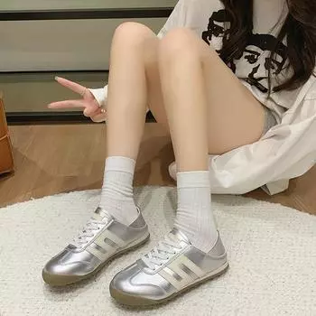 Dexun shoes women s shoes spring and autumn fashion little white shoes retro Forrest Gump shoes sports shoes flat casual shoes versatile Dexun shoes 35 хаки