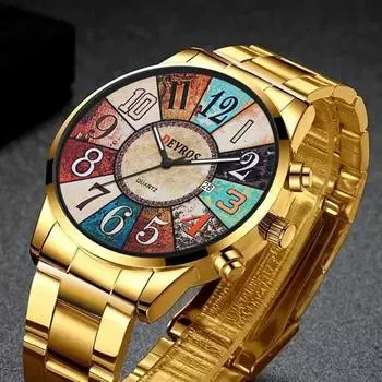 DEYROS мужские часы, роскошные модные мужские часы с датой, мужские классические деловые часы, мужские кварцевые наручные часы из нержавеющей стали