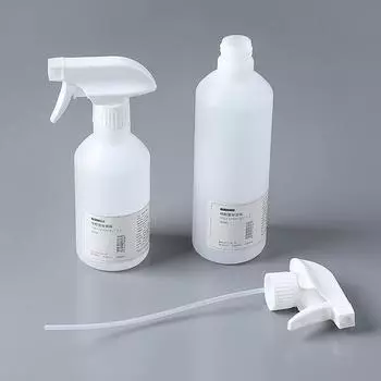 Дезинфицирующий небольшой распылитель, спиртовой распылитель, домашний увлажняющий флакон для макияжа, флакон для полива волос с градуированной бутылкой 350ML 20*6.5cm белый