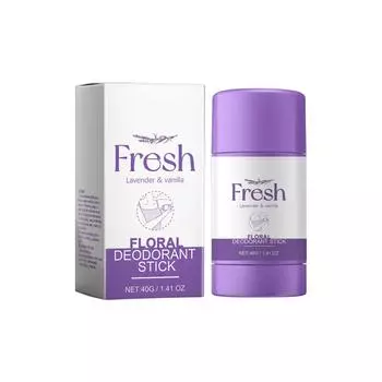 Дезодорант-антиперспирант для подмышек, дезодорант длительного действия для удаления пота, освежающий крем-карандаш для тела. One Size фиолетовый