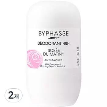 Дезодорант Bypasse Roll On Rose Scent 48H, 50 мл, 2 шт.