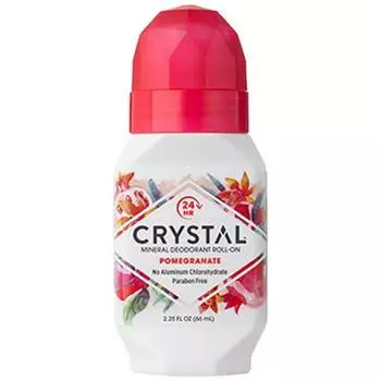 Дезодорант для тела Crystal шариковый гранат, 66мл, 1 шт.