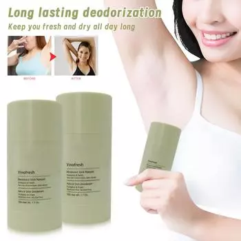 Дезодорант для всего тела Дезодорант подавляет пот Идеальный дезодорант One Size зелёный