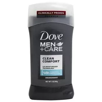 Дезодорант Dove Men +Care Чистый комфорт, 85 г, 1 шт.